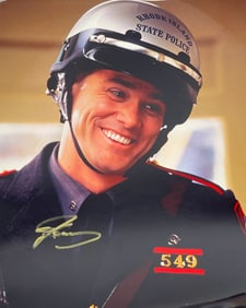 Jim Carrey autographed Me Mysel Irene Movie