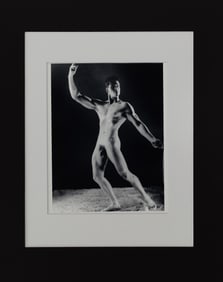 Vintage Gay Male Interest B&W Photo Stamped on Back