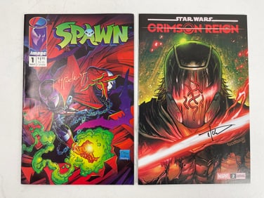 Comic Book Spawn and Crimson Reign Signed lot 2