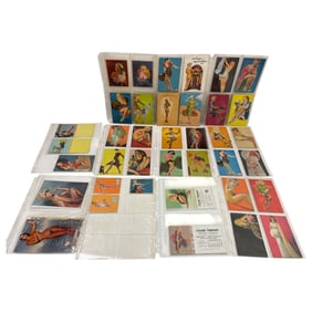 Vintage Mutoscope Pin-Up Girl Card Collection Lot