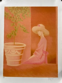 Annie Retivat 'Songe d'ete" Dream of Summer Hand Signed Lithograph