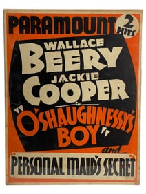 Vintage Paramount Theater Double Feature Poster