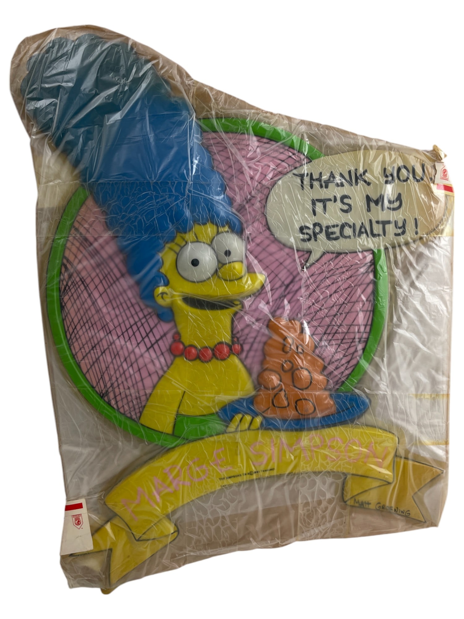 The Simpsons Matt Groening Marge Simpson 1991 Thank You! It's My Specialty 3D Poster (1 of 5)