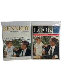 Vintage LOOK John F. Kennedy Cover Magazines