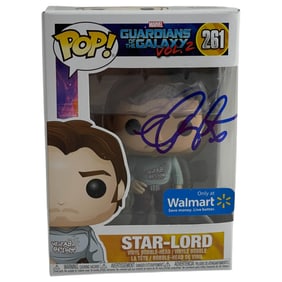 Guardians of the Galaxy 2 Star-Lord Funko POP! #261 Signed by Chris Pratt