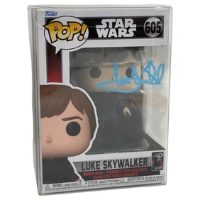 Star Wars Luke Skywalker Funko POP! #605 Signed by Mark Hamill