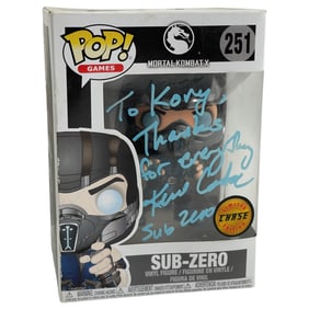Mortal Kombat X Sub-Zero Funko POP! #251 Signed by Keith Cooke