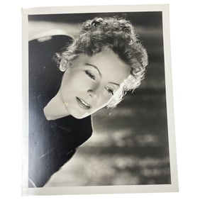 Vintage Original Greta Garbo Photograph by Clarence S. Bull Stamped