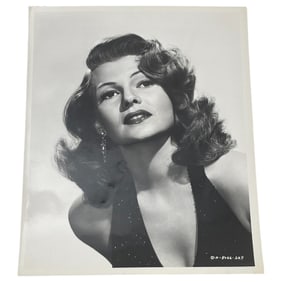 Vintage Original Photograph of Rita Hayworth by Alvin Langdon Coburn Stamped