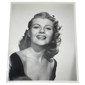Vintage Original Photograph of Rita Hayworth by Alvin Langdon Coburn Stamped