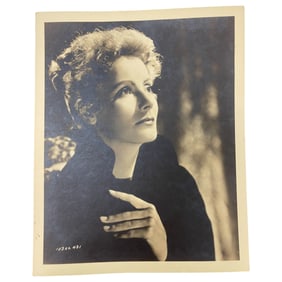 Vintage Original Silver Gelatin Photograph of Greta Garbo