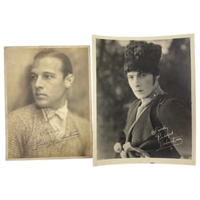 Vintage B&W Rudolph Valentino Photographs
