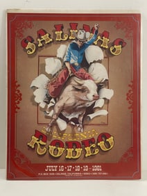 Vintage Rare 1981, California Salinas Rodeo Poster