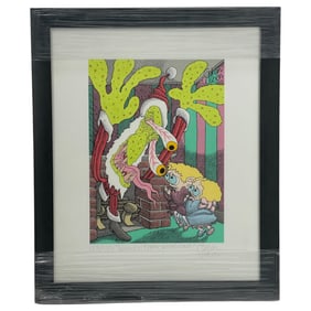 Gahan Wilson, Original Playboy Magazine, Cartoon Art, Pencil Titled Signed And Numbered 123/125