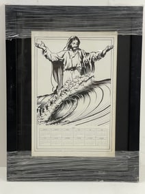 Vintage Rick Griffin Tales From The Tube Comic Art 1979 Calendar