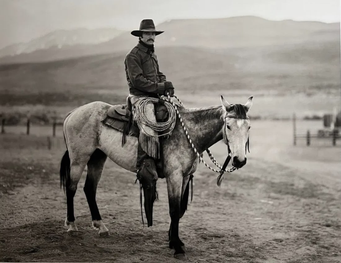 JAY DUSARD - Martin Black, Stampede Ranch, Nevada, 1982 Cowboy Scene Photography (1 of 4)