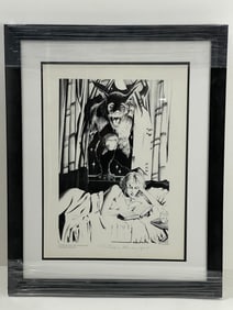 Limited edition, John Bolton werewolf hand, signed and numbered print 877/1000