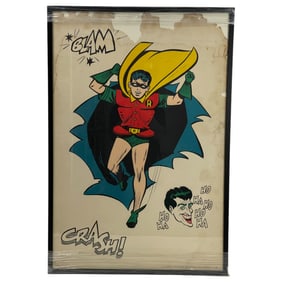 Original 1966 Robin & The Joker Poster