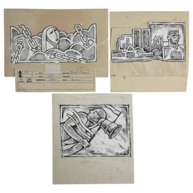 BOB BOYLE ANIMATION  STORYBOARD DRAWING  PRODUCTION Art LOT 3