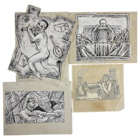 BOB BOYLE ANIMATION  STORYBOARD DRAWING  PRODUCTION ART LOT 4