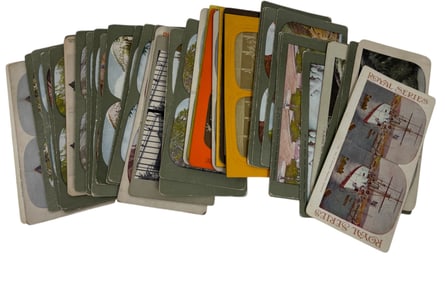 Vintage STEREOSCOPE Cards  Lot of 45