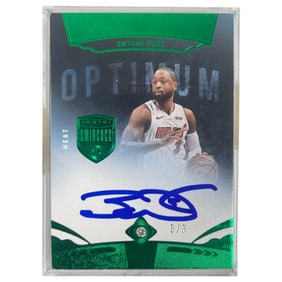 DWYANE WADE 2019 PANINI DIAMOND AUTOGRAPH  3/3 1of3  NBA TRADING CARD BASKETBALL
