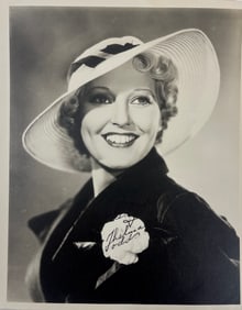 Thelma Todd American Actress PHOTO SIGNED
