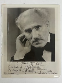 Photograph signed by Arturo Toscanini 8" x 10"