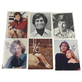 Vintage Movie Actor Parker Stevensen  Photos Signed lot 6