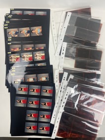 Vintage Photo European French English Model fashion photographer negative Pinup Girl Contact Sheet