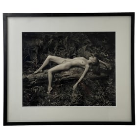 Vintage Nude Woman Erotic Rique Photo Print Three Boys From Pasadena Helmut Newton Photograph