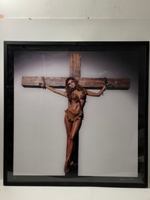 Terry O'Neil Original Signed Raquel Welch Crucifixion Color Photo AP Artist Proof  Photograph