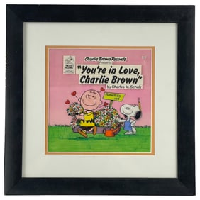 Charlie Brown Original Production Storyboard Book Cover Animation Art