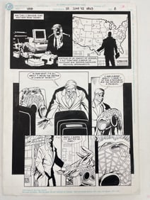 WEB Original Comic Book Art Drawing Issue Issue # 10 Page # 8
