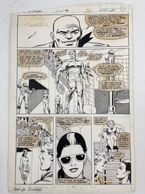 Kickers Inc Original Comic Book Art Drawing Issue Issue # 9 Page # 22