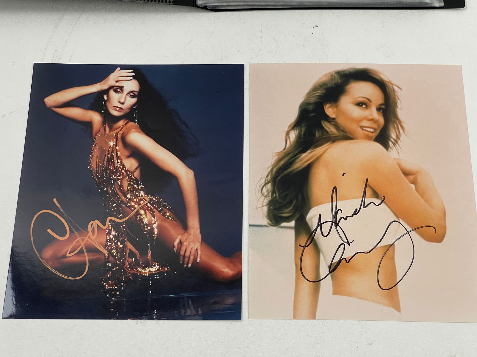 Cher & Mariah Carey signed autographed 8x10 photograph Signed Music Pop Singer (1 of 3)