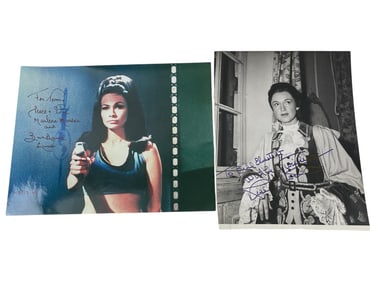 BARBARA LUNA & Risa Stevens Signed 8x10 Photo Photograph Autograph