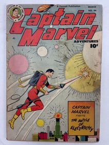 Captain Marvel # 94 Golden Age Comic Book Vintage Rare