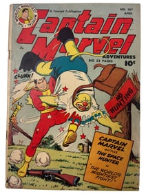 Captain Marvel # 107 Golden Age Comic Book Vintage Rare