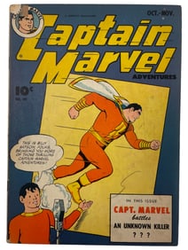 Captain Marvel # 49 Golden Age Comic Book Vintage Rare