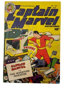 Captain Marvel # 109 Golden Age Comic Book Vintage Rare