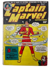 Captain Marvel # 119 Golden Age Comic Book Vintage Rare