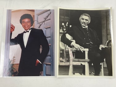 William Marshall & Johney Mathis Signed 8 x 10 B & W Autograph Photo Hollywood