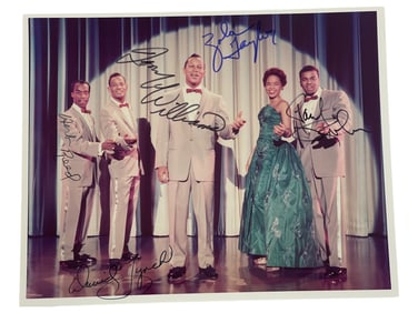 THEPLATTERS Signed 8 x 10 Autograph Photo Vocal Band Photograph