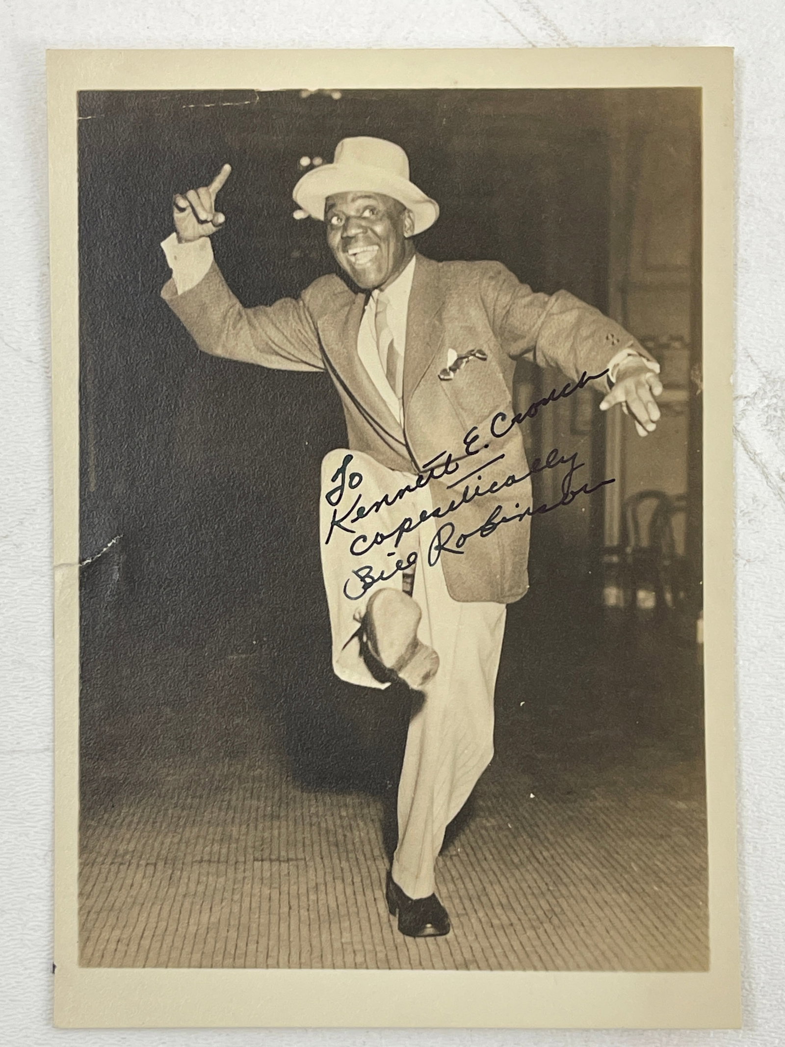 BILL BOJANGLES ROBINSON Autographed Signed Actor & Dancer Died-1949 (1 of 2)