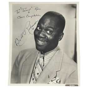 BILL BOJANGLES ROBINSON Autographed Signed Actor & Dancer Died-1949