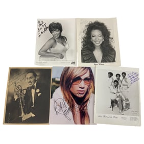 Hollywood Actor Musician Autographed Signed Photo Collection Celebrity