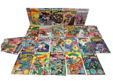 SUPERMAN SUPERBOY DC COMIC BOOK COLLECTION LOT 25