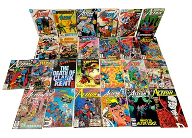 ACTION SUPERMAN DC COMIC BOOK COLLECTION LOT 25