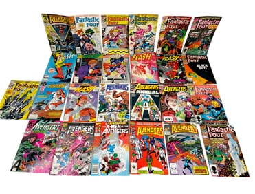 FLASH FANTASTIC FOUR COMIC BOOK DC MARVEL COLLECTION LOT 25